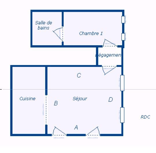 Location Appartement CHAVANNES 2 pièces