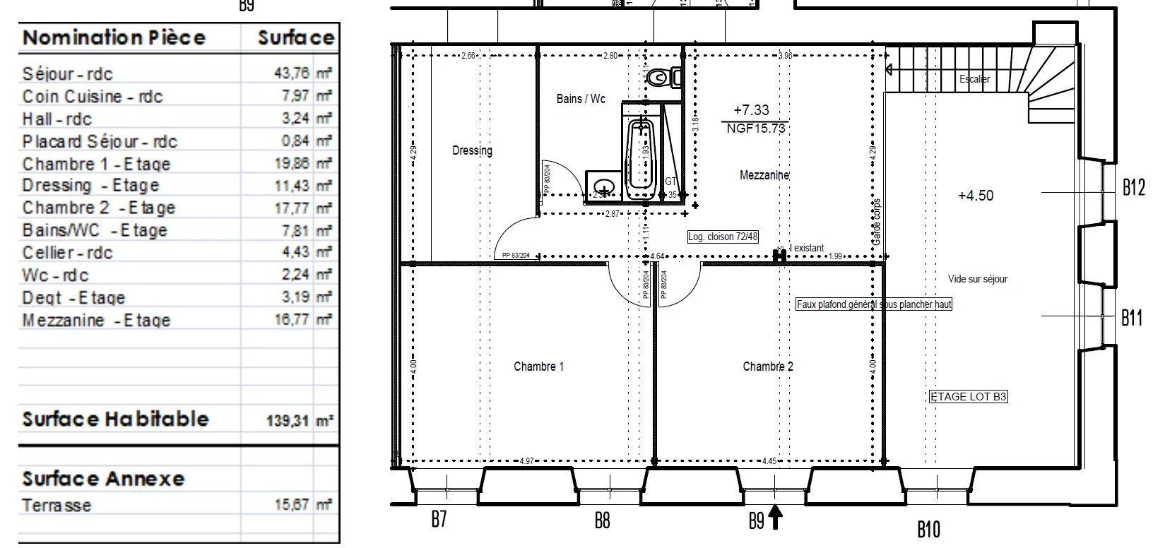 Location Appartement TARASCON surface habitable de 139 m²