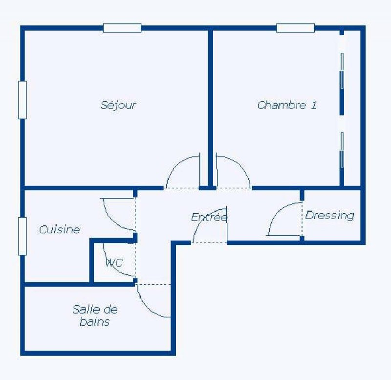 Location Appartement TARASCON séjour de 19.29 m²