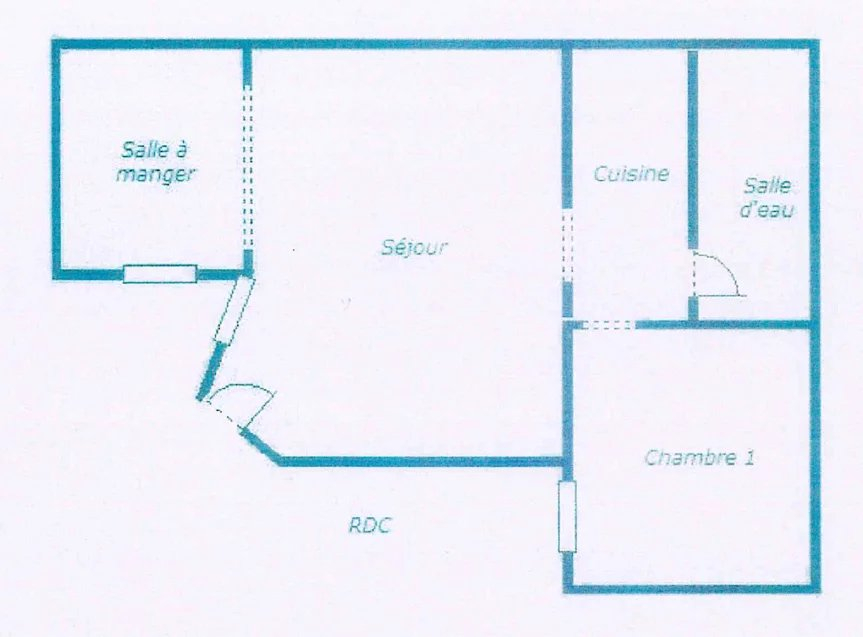 Location Appartement TARASCON surface habitable de 50 m²