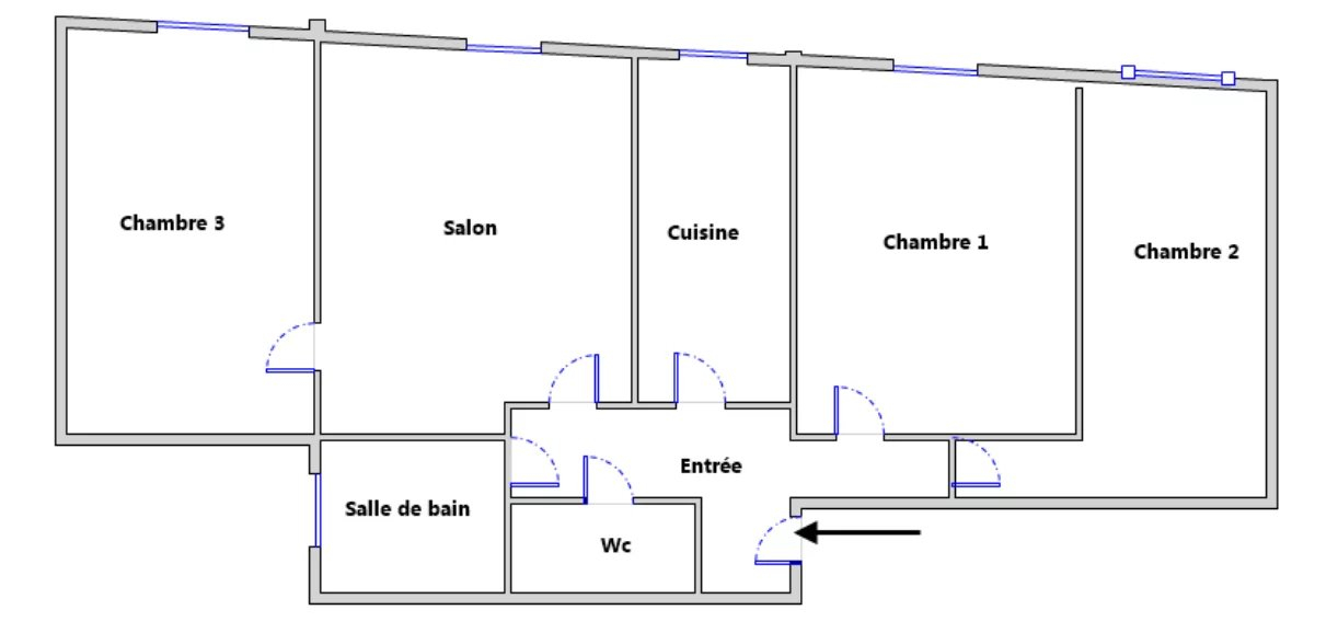Location Appartement TARASCON 3 chambres